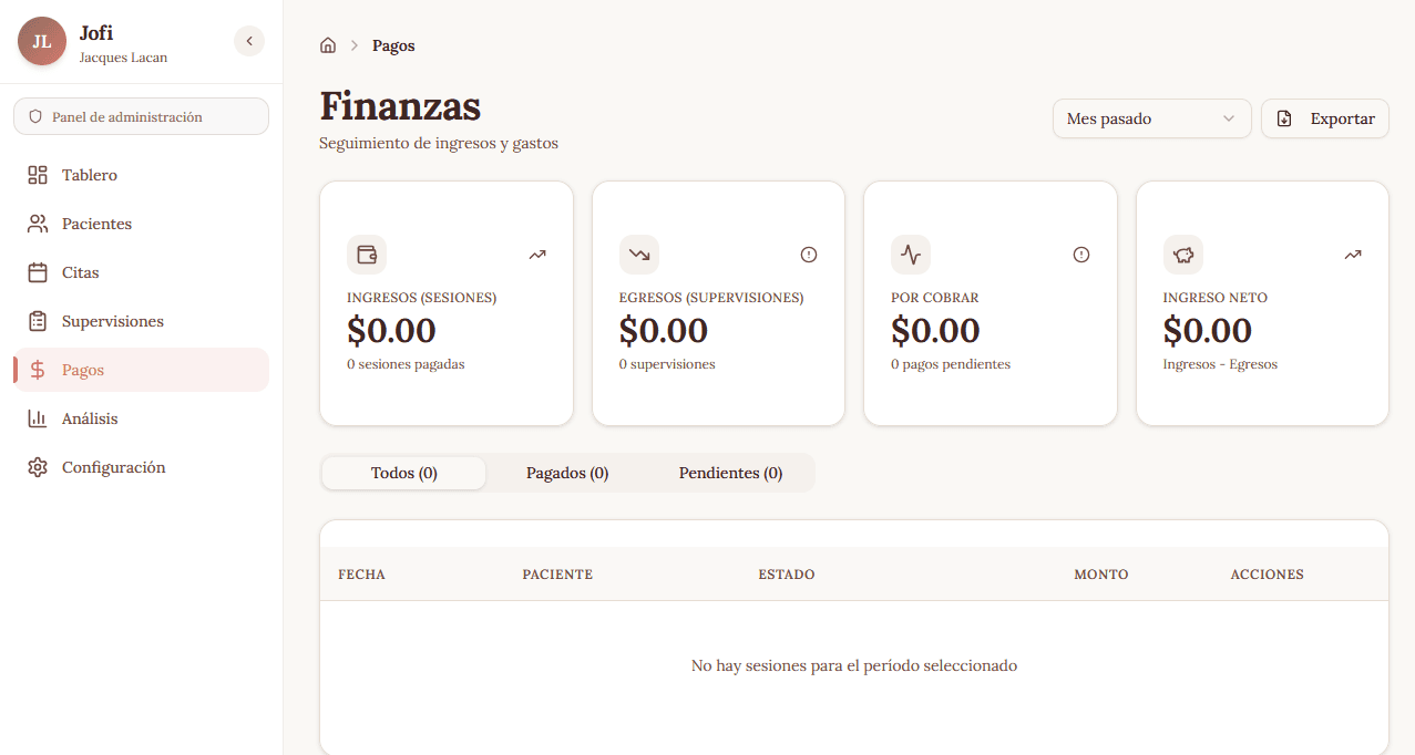 Sitio y comunicación de Jofi